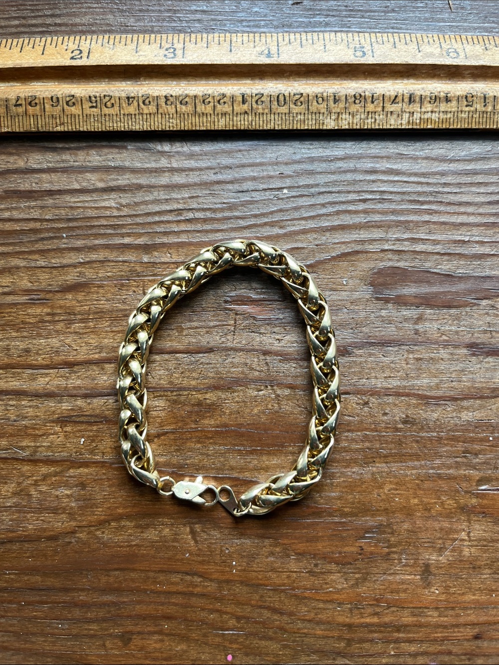Classic Gold Tone Chain Bracelet